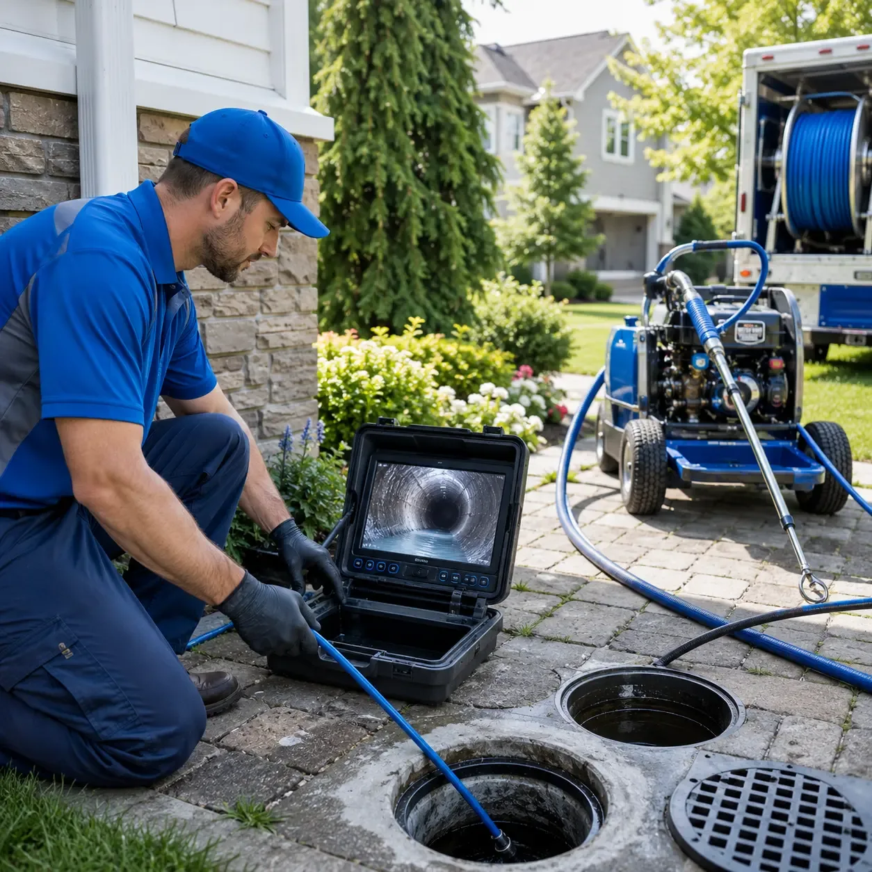 Outdoor drain cleaning professionals serving Luthersburg, PA