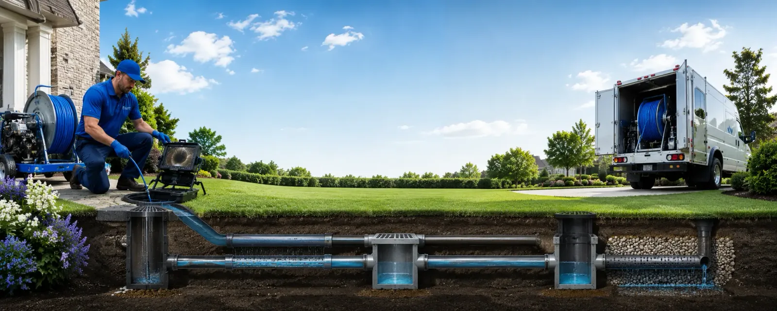 Outdoor drain cleaning information for Luthersburg, PA